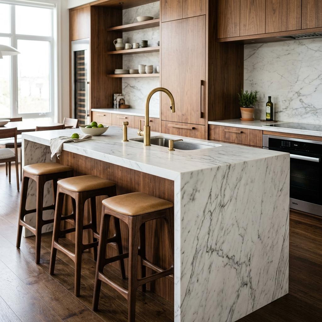 Gourmet Marble Kitchen