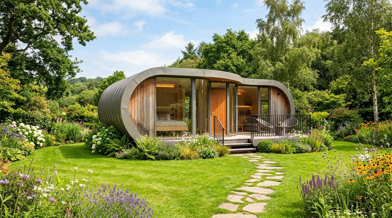 Small modern capsule home virtual tour